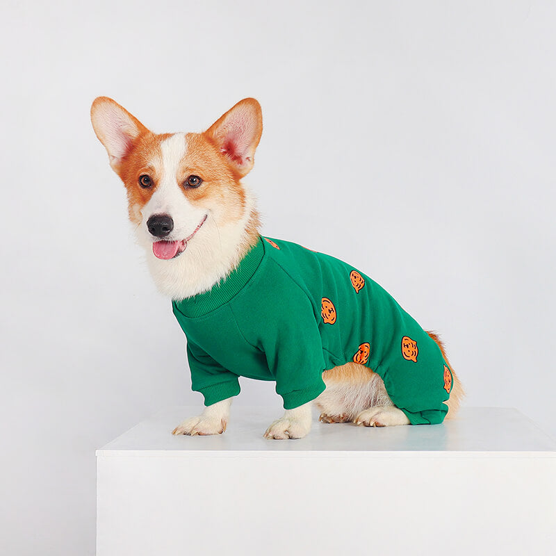Green Jumpsuit for Dog