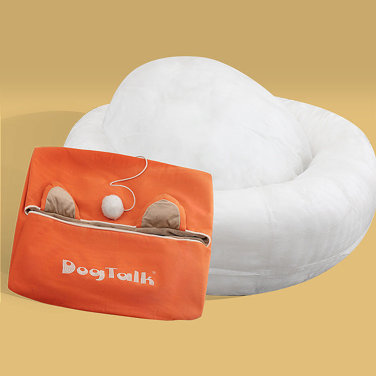 Cute Round Dog/Cat Bed | DogTalk