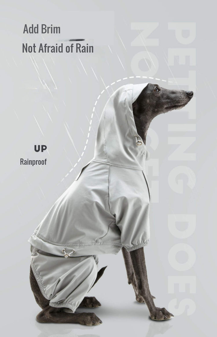 dog raincoat with hood 015