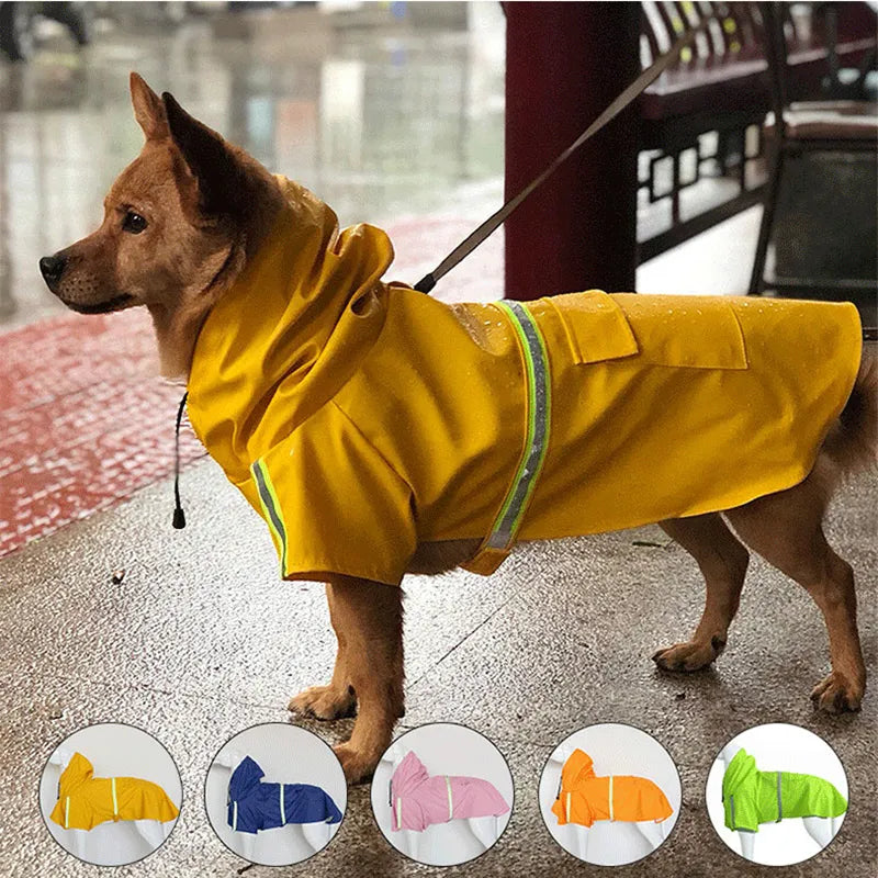 Small Dog  Reflective Waterproof Jacket Raincoats - PetDocile
