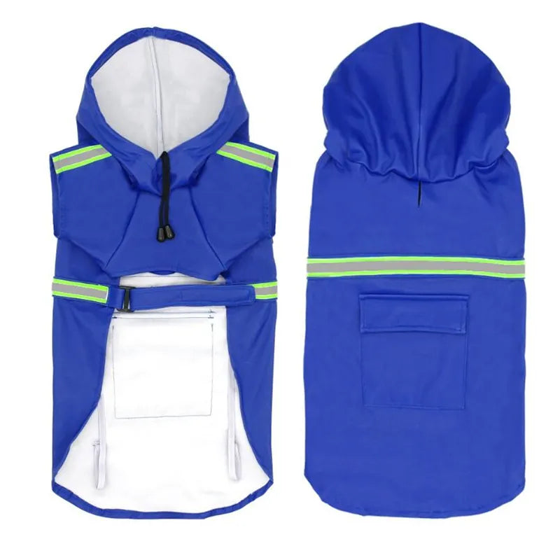 Small Dog  Reflective Waterproof Jacket Raincoats - PetDocile