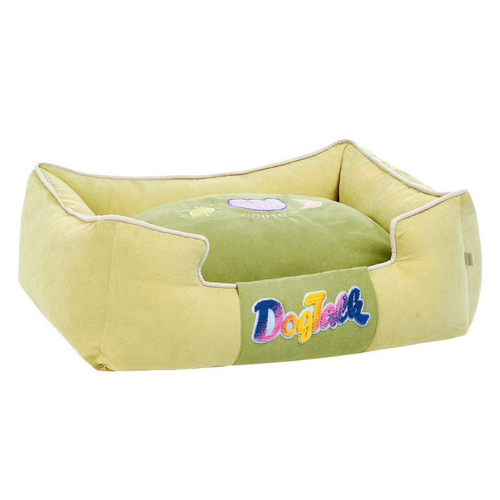 Brushed Fabric Dog Bed  | DogTalk