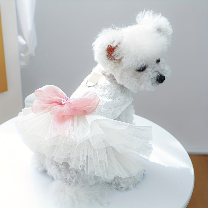 Elegant Pet Wedding Dress for Dogs and Cats - Perfect for Special Occasions and Photoshoots - PetDocile