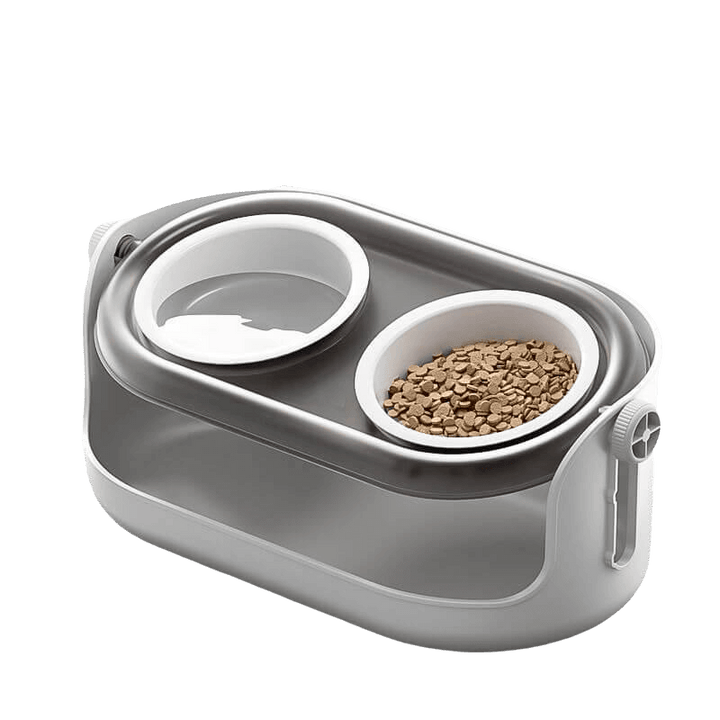 Adjustable Ceramic levated Dog Bowls