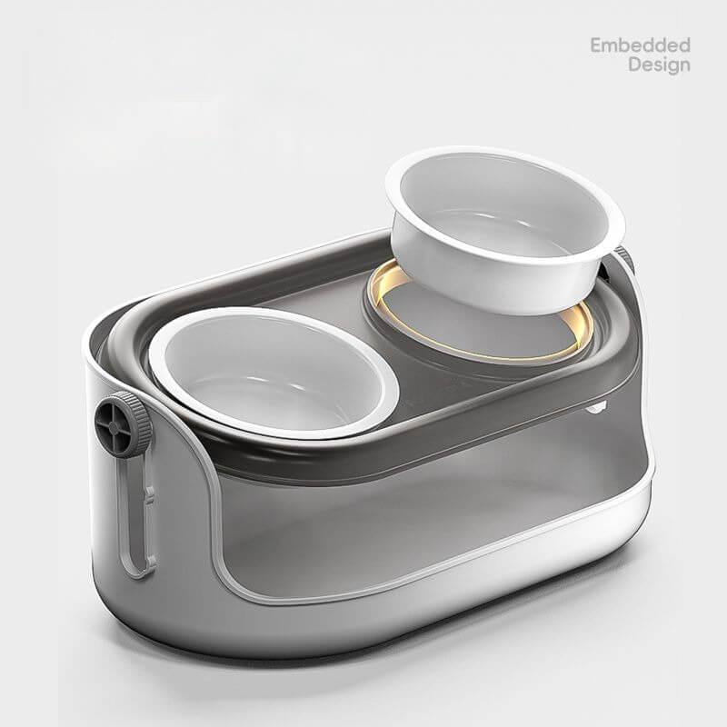 Adjustable Ceramic levated Dog Bowls