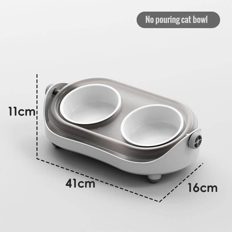 Adjustable Ceramic levated Dog Bowls