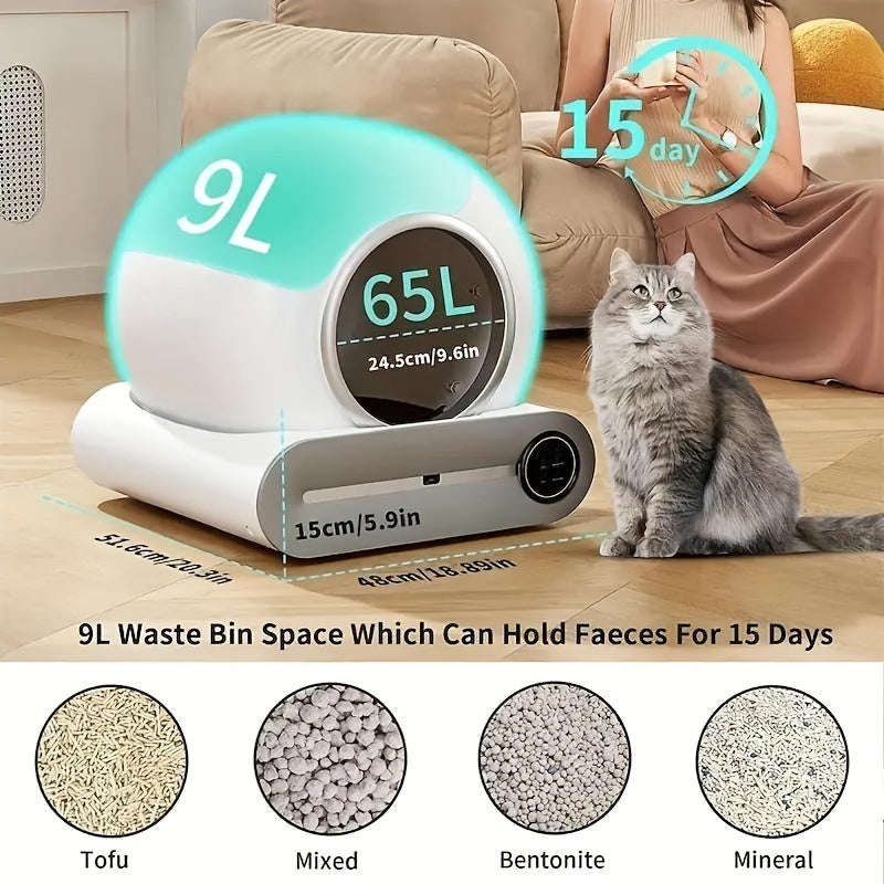 Cat Litter Box Privacy Screen Self Cleaning - PetDocile