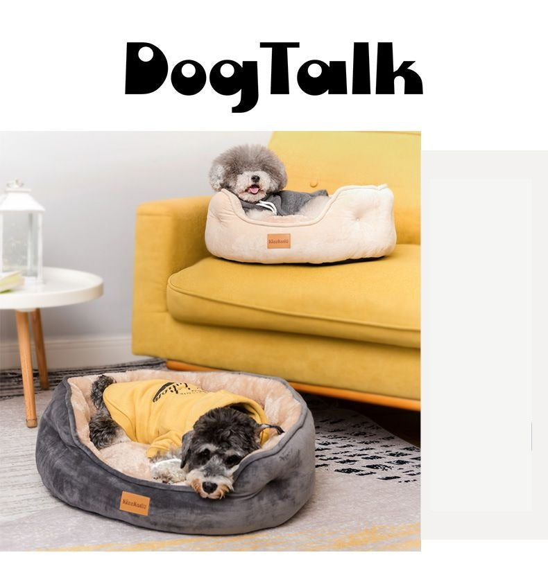 Beige Cute Dog Bed | DogTalk