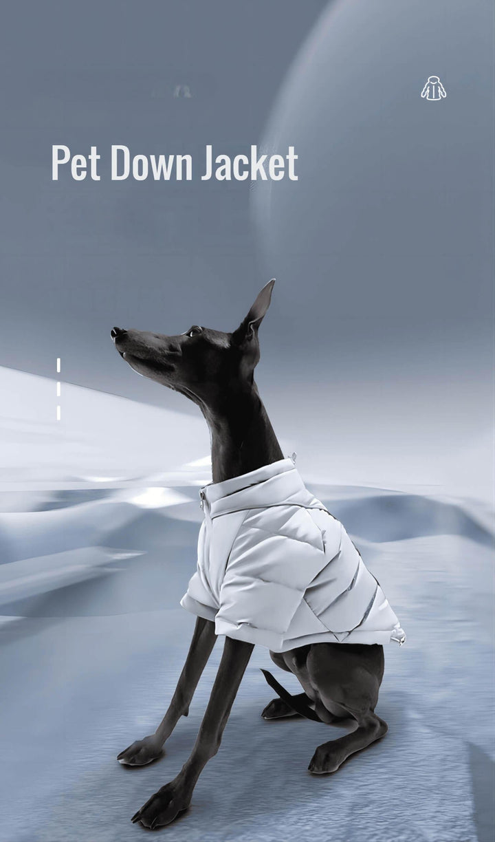 Dog Puffer Jacket with Sleeves