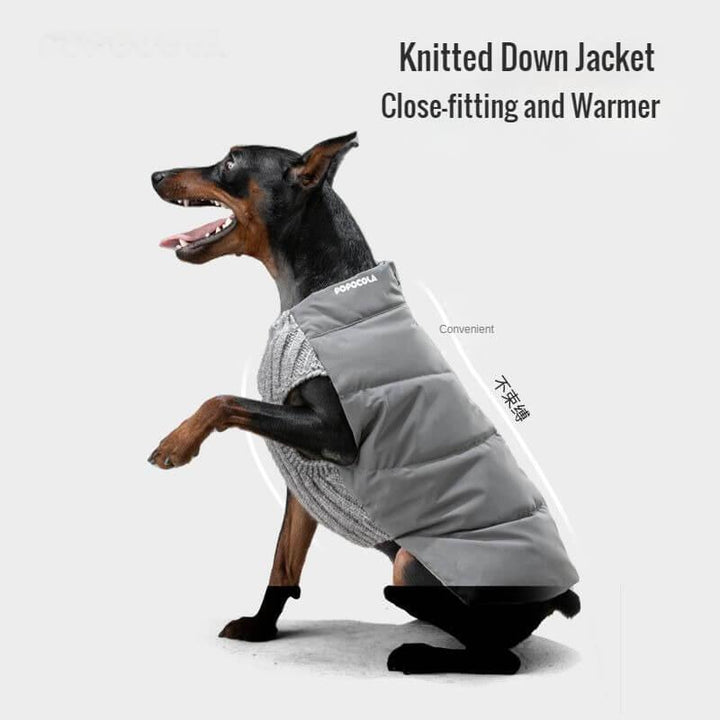 Dog Puffer Jacket Without Sleeves