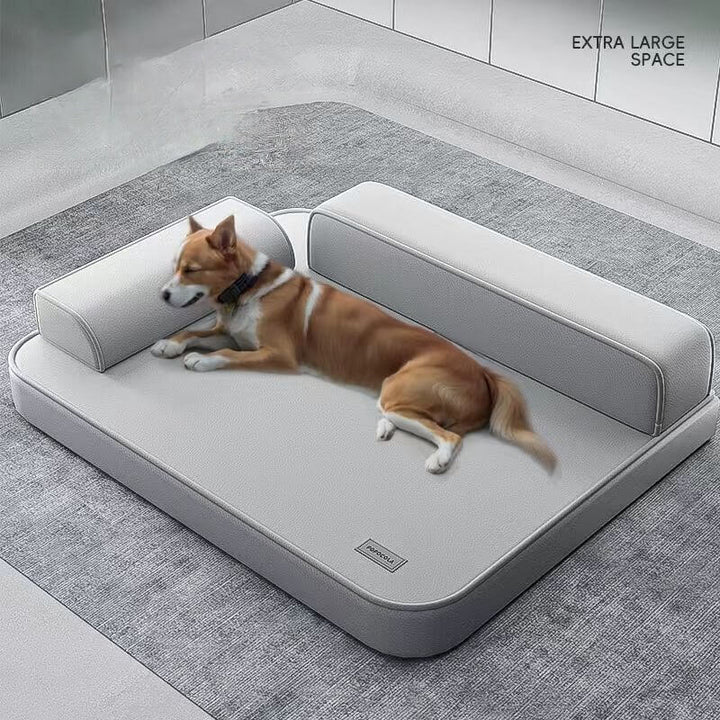 dog bed with pillow 006