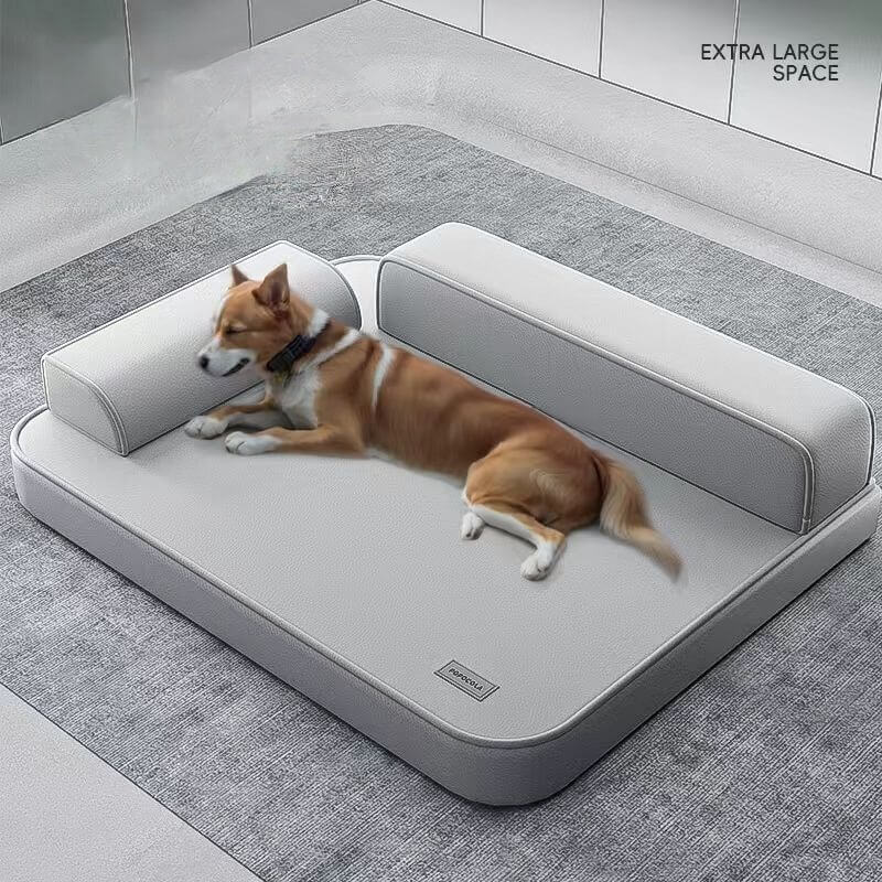 dog bed with pillow 006