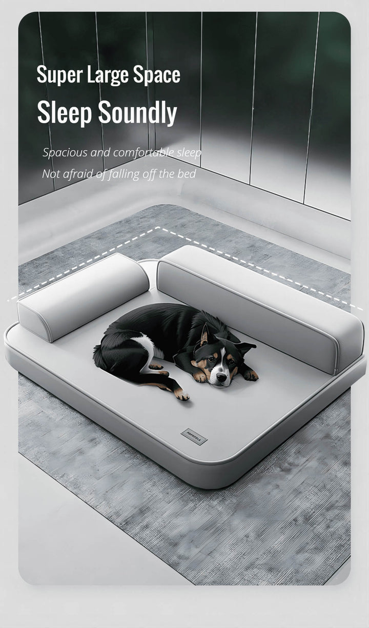 dog bed with pillow 010